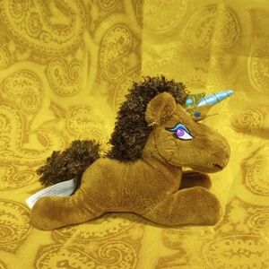 NWT 2024 Animal Adventure Afro Unicorn Plush Toy 6"